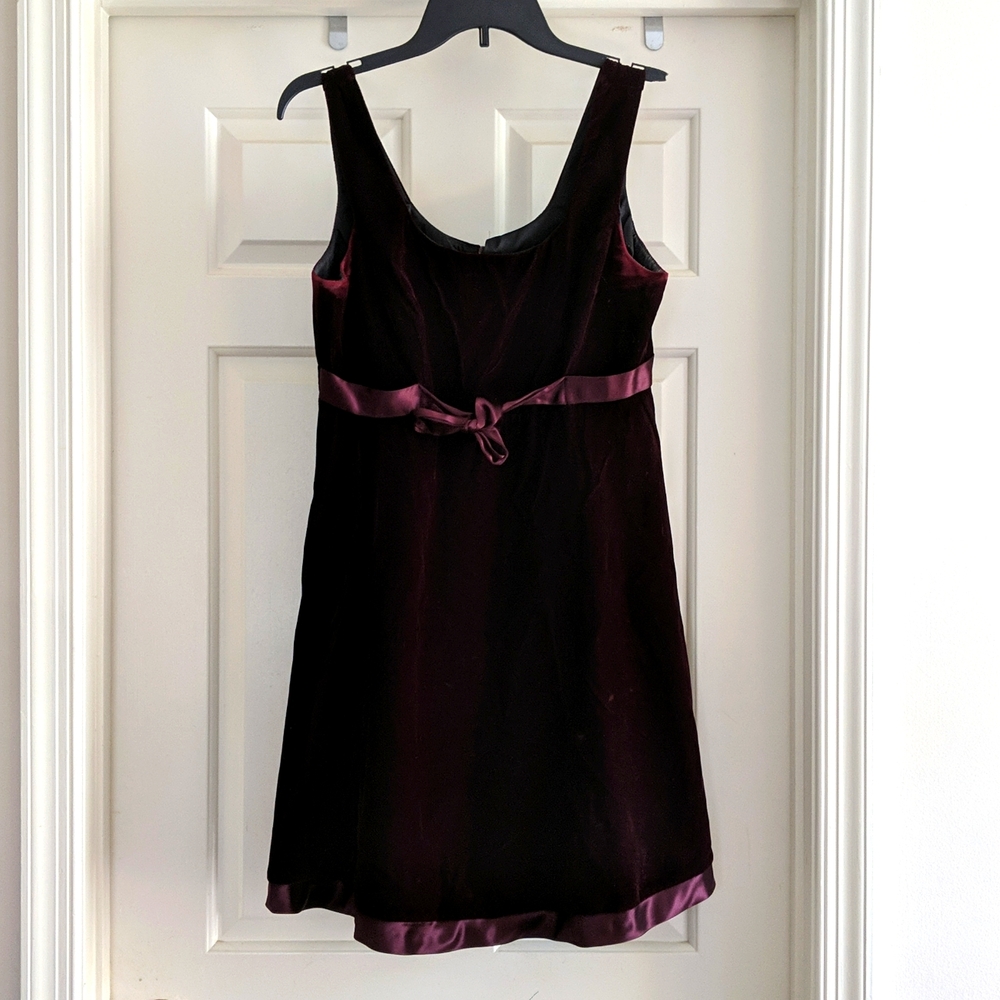 Velvet Regency-Inspired Mini Dress